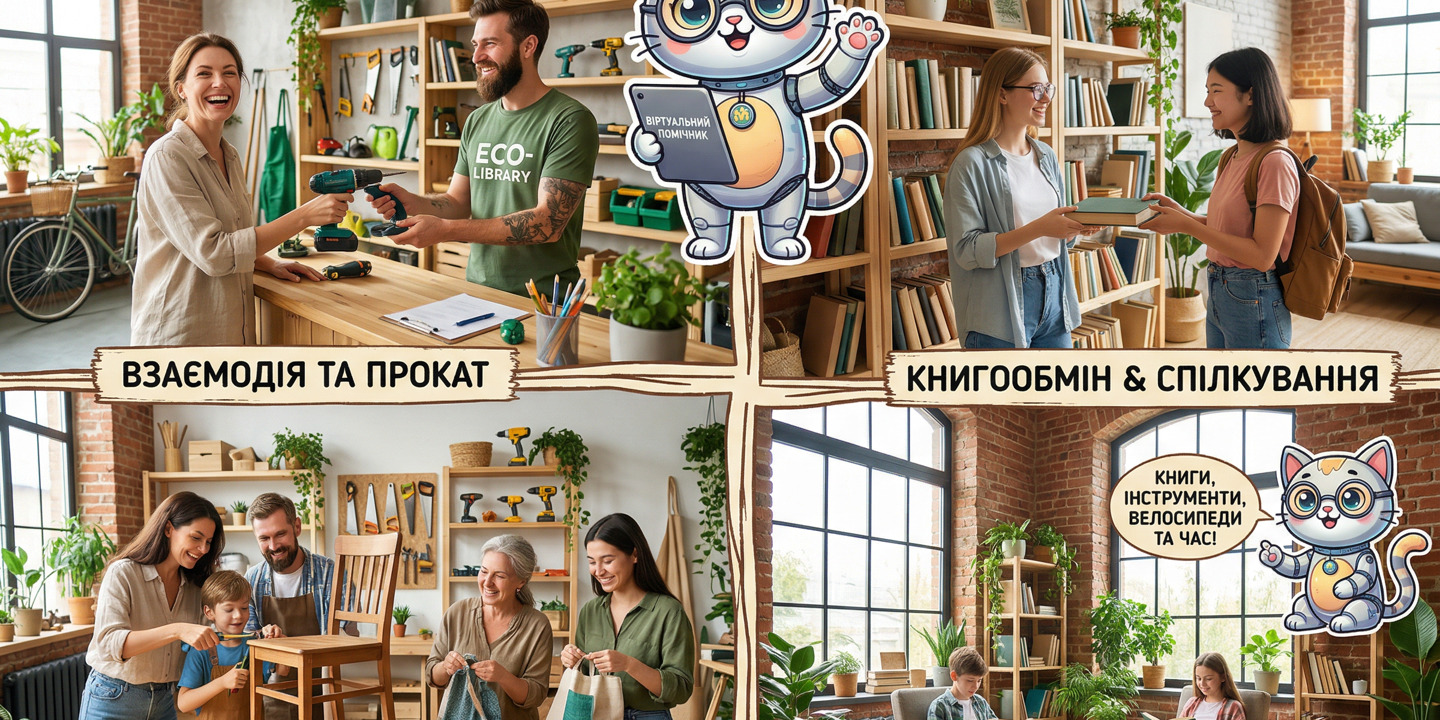 "ECO-LIBRARY" of CHORNOMORSK - giving things a second life and learning to consume responsibly!